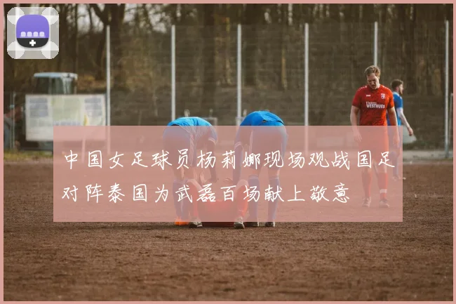中国女足球员杨莉娜现场观战国足对阵泰国为武磊百场献上敬意